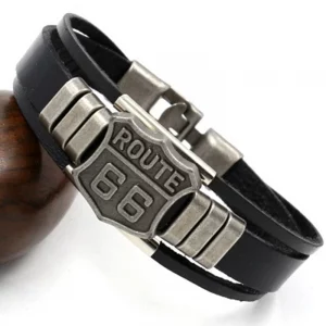 Armband Route 66 | Schwarz