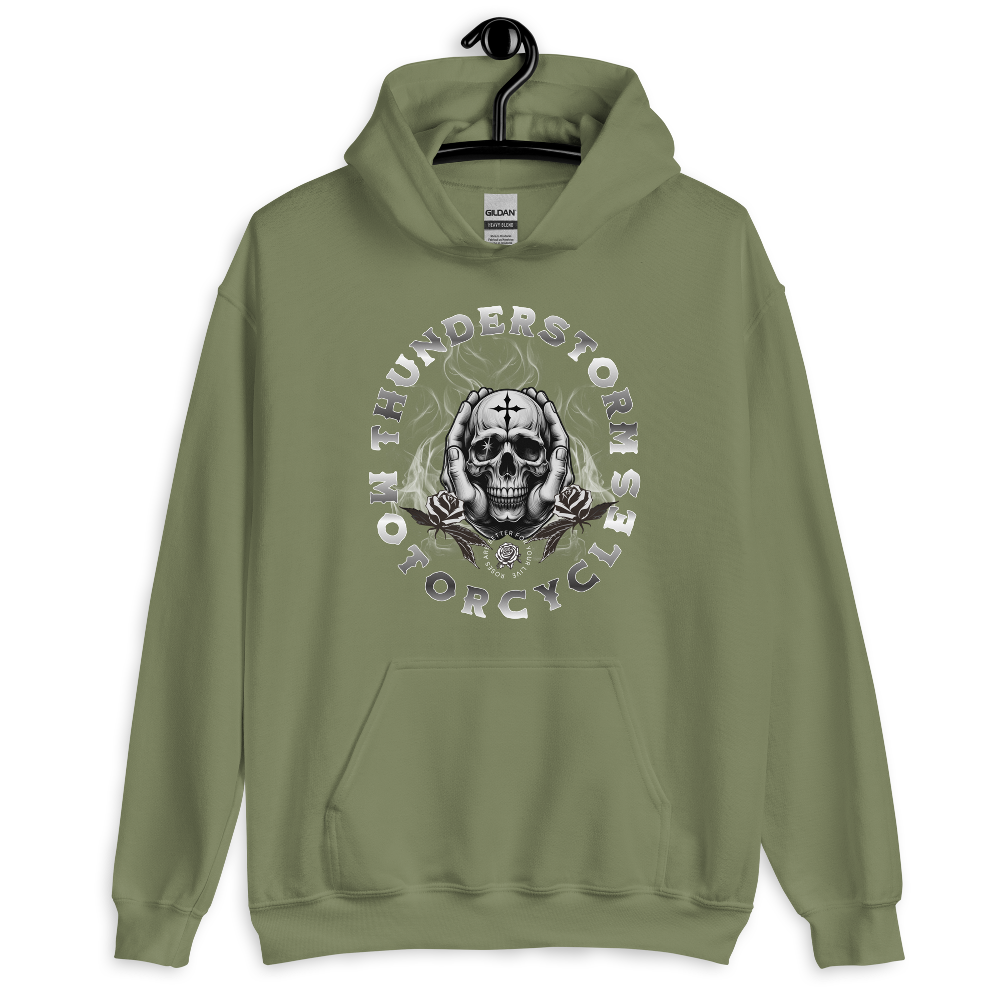 Unisex-Kapuzenpullover Thunderstorm Motorcycles – Bild 4